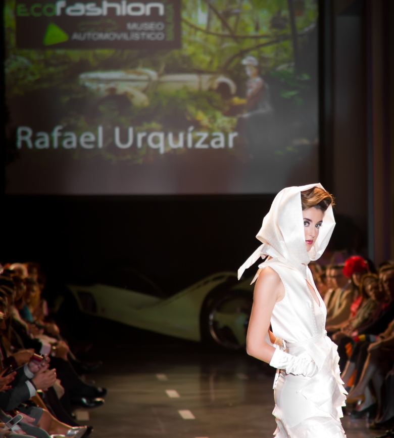 Rafael Urquizar en Eco Fashion, foto de Daniel Díaz
